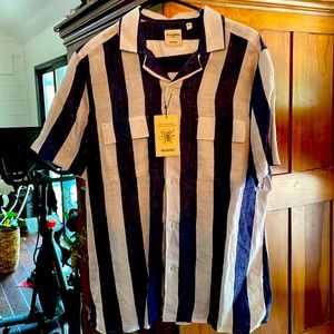 Baird McNutt Linen Murano short sleeve shirt